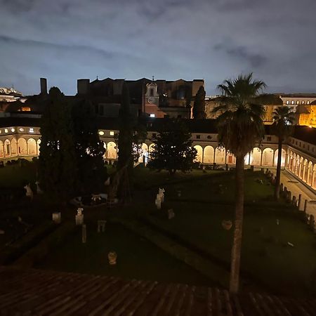 Camera X2 Con Magnifica Vista Sul Chiostro Di Michelangelo E Le Terme Di Diocleziano 罗马 外观 照片