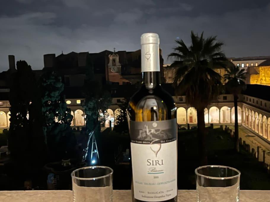 Camera X2 Con Magnifica Vista Sul Chiostro Di Michelangelo E Le Terme Di Diocleziano 罗马 外观 照片